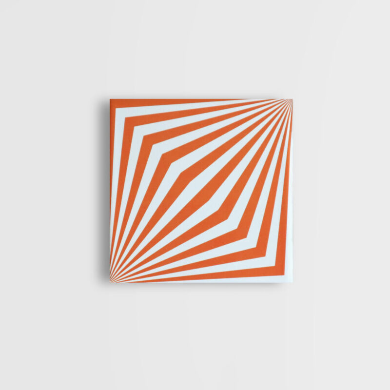 azulejo - laranja - cima