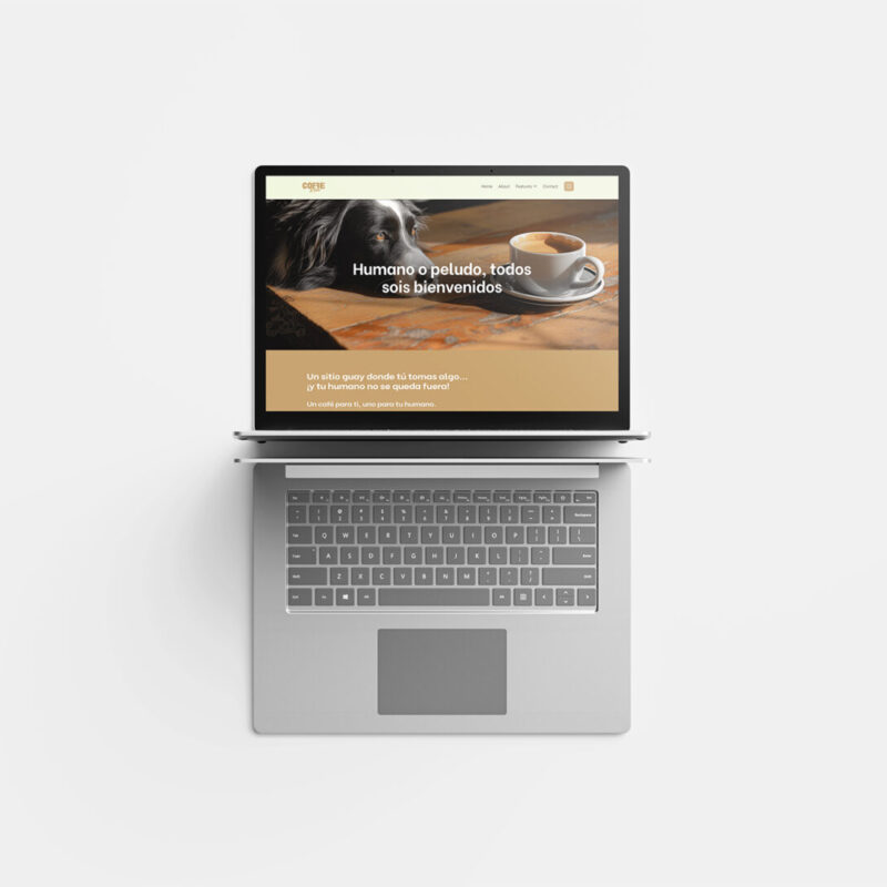 pc - mockup - vista - cima